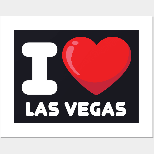 i love las vegas Wall Art by ThyShirtProject - Affiliate